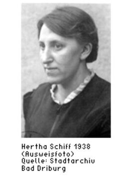 Hertha Schiff Ausweisfoto